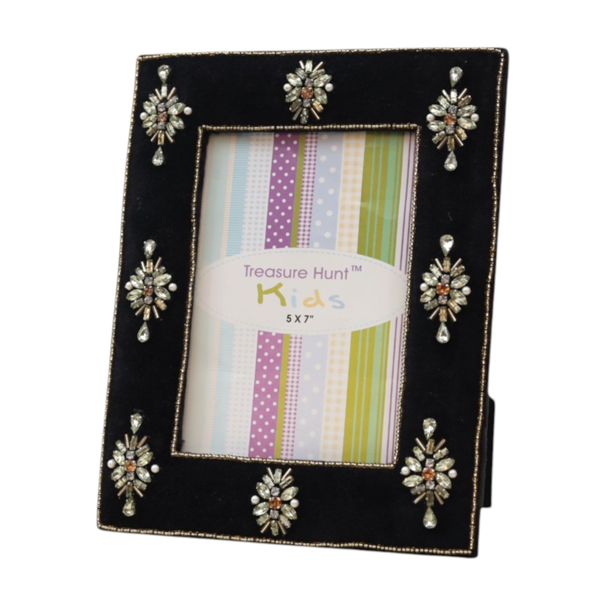 Embroidered Black Picture Frame 4*6 Inch